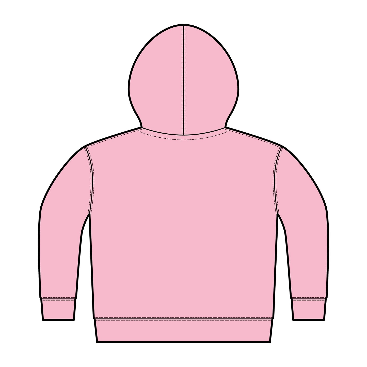 Toddler Zip Hoodie with Blue Montessori Emblem