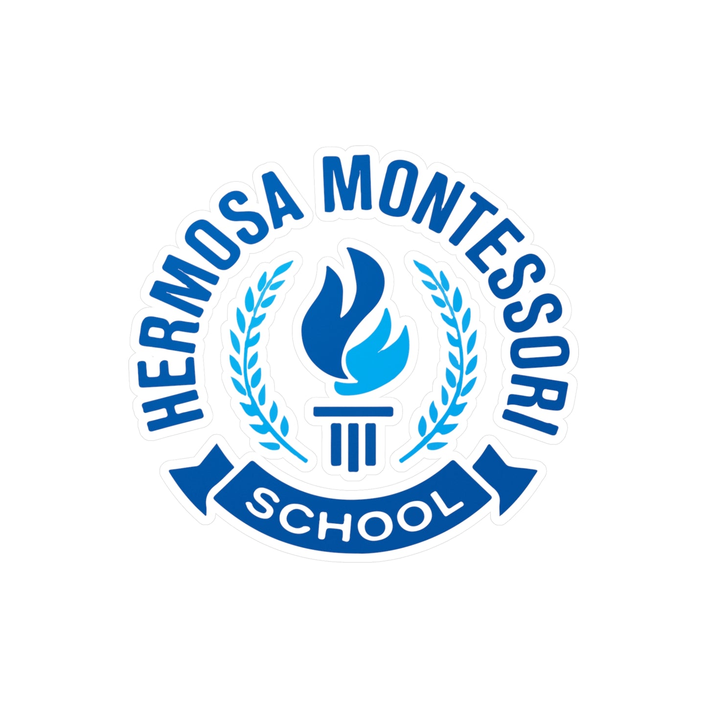 Hermosa Montessori School Logo Kiss-Cut Vinyl Sticker
