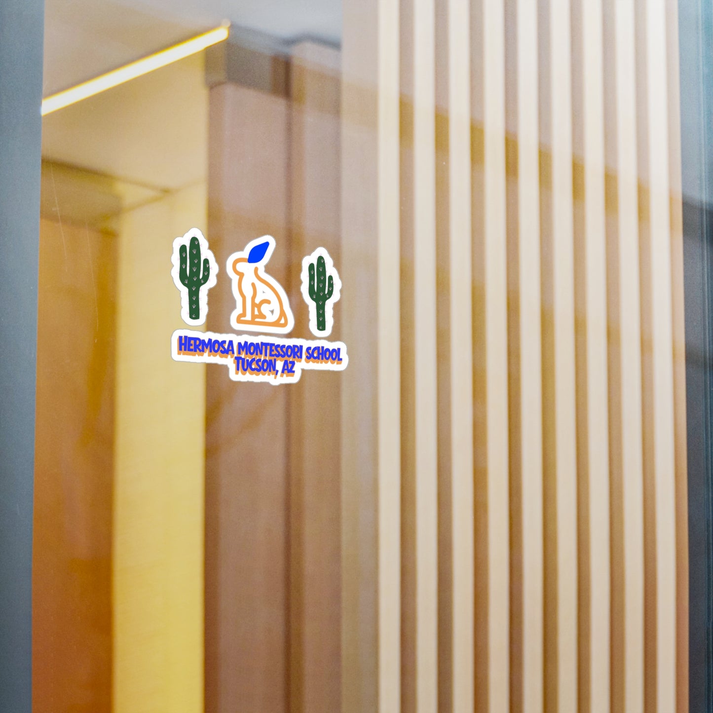 Vintage Hermosa Logo Decal Kiss-Cut Sticker