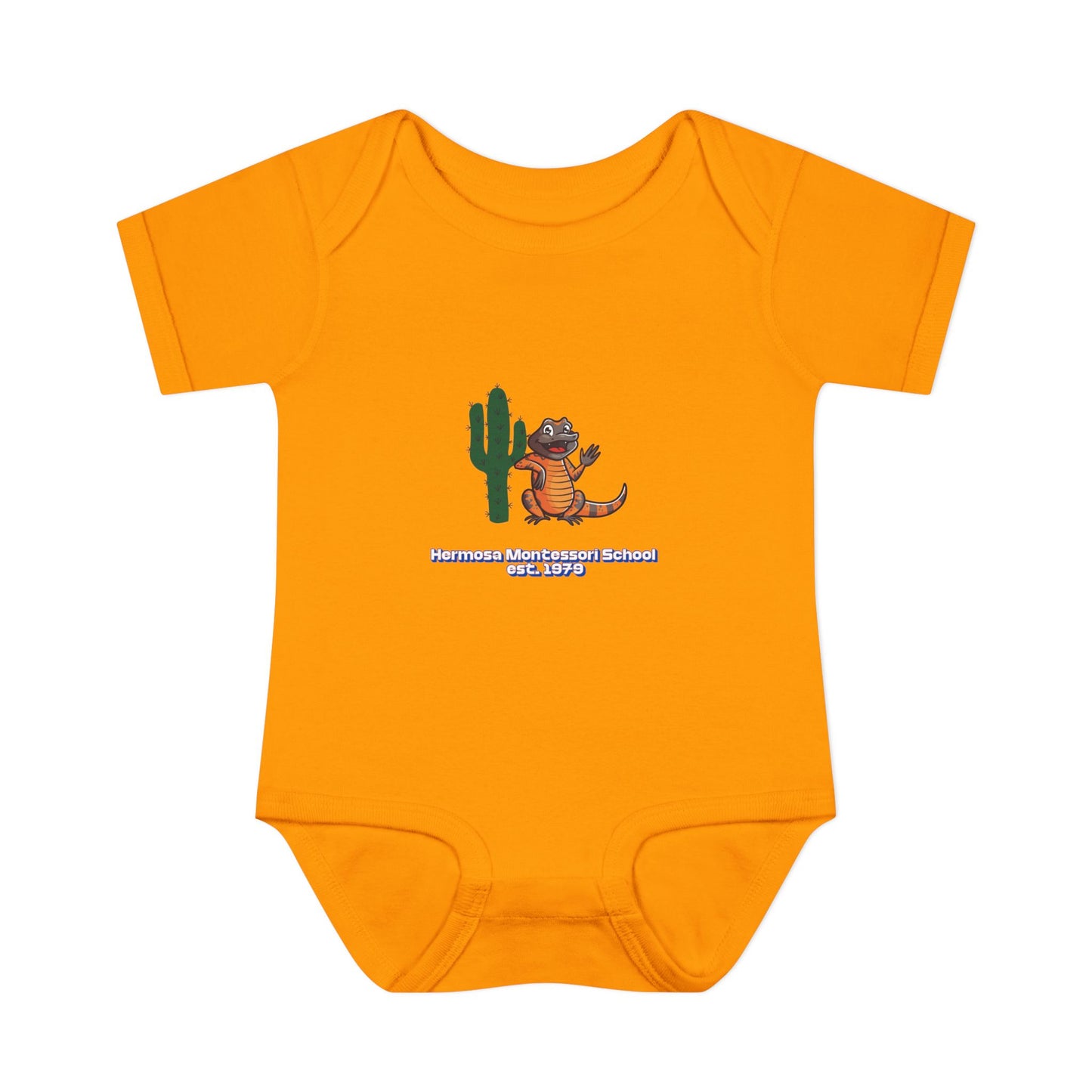 Embellished Logo Infant Bodysuit