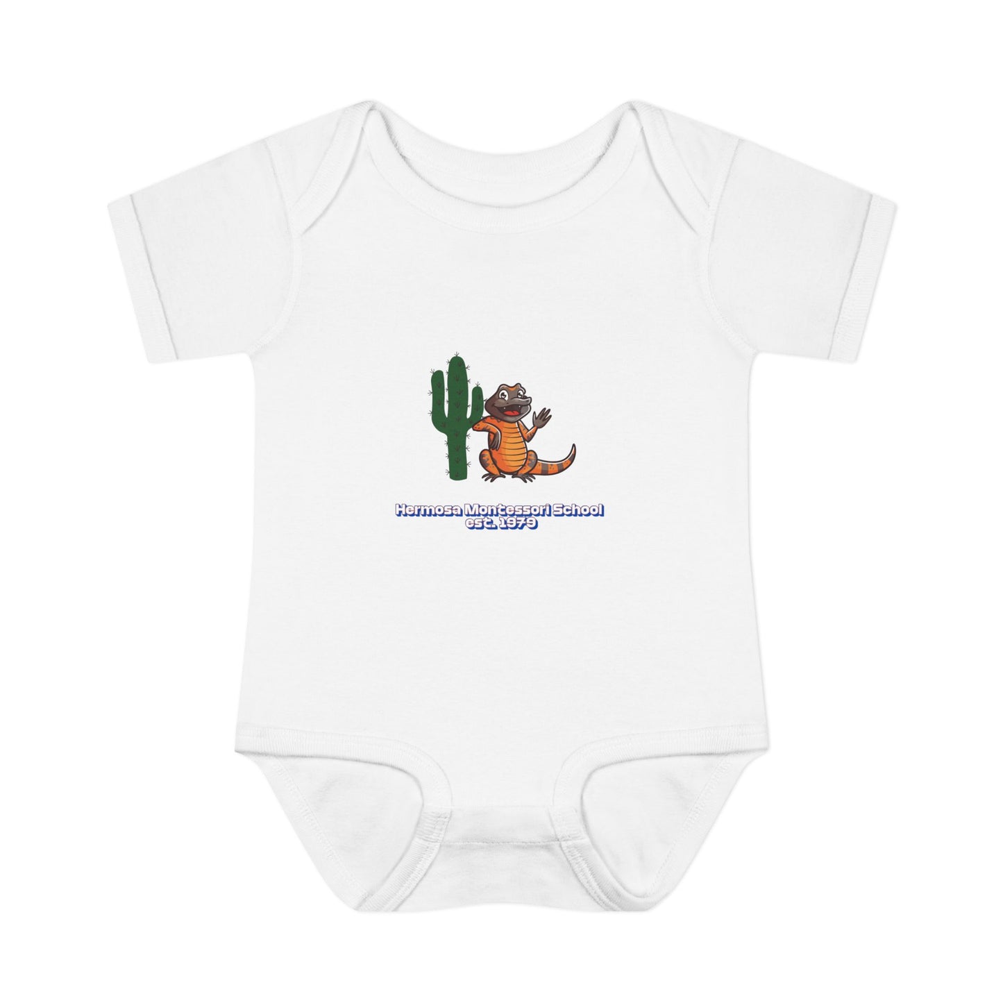 Embellished Logo Infant Bodysuit