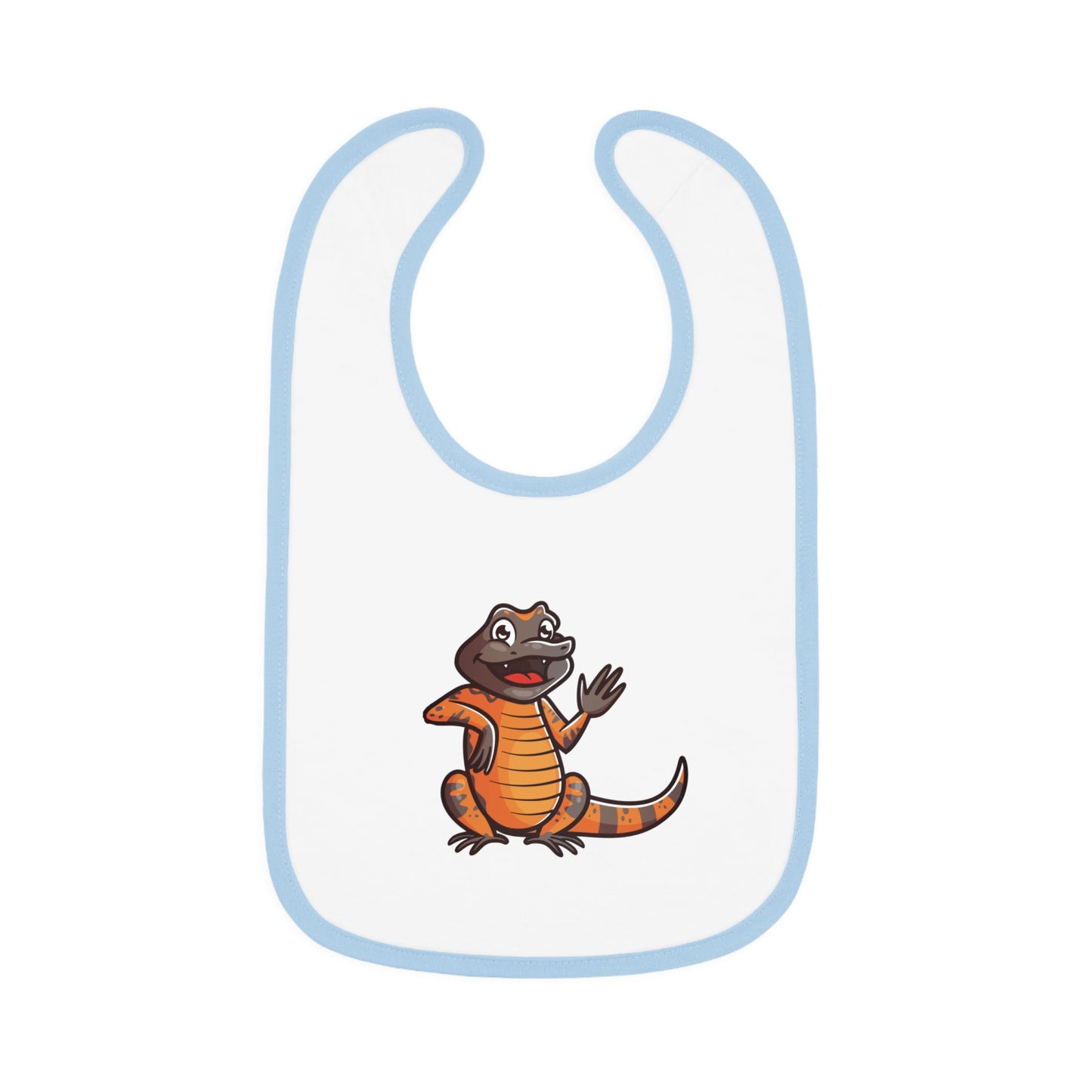 Gila Monster Contrast Baby Bib
