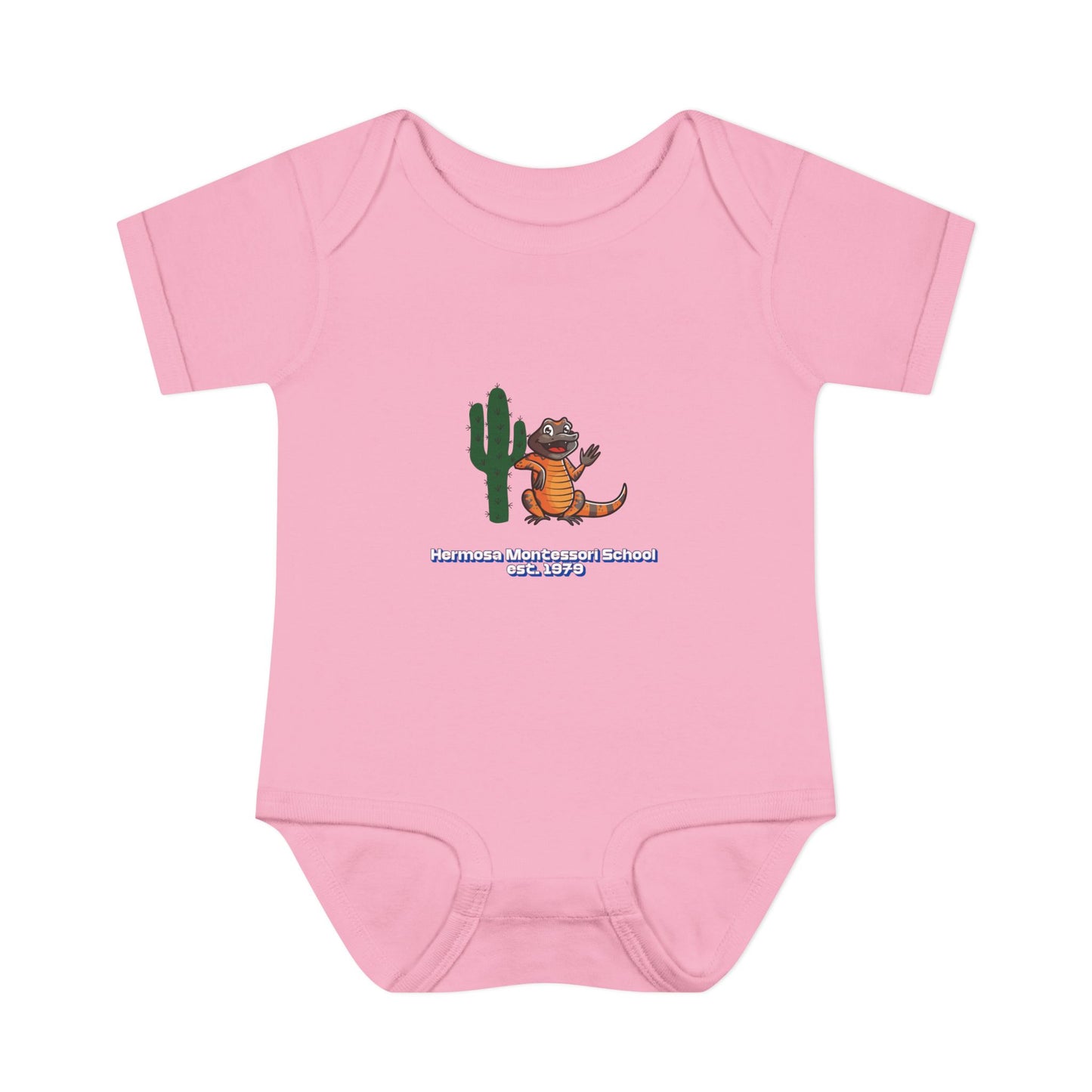 Embellished Logo Infant Bodysuit