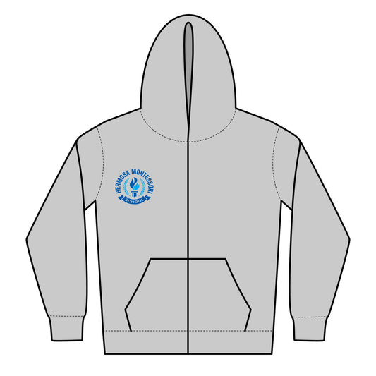 Youth Zipped Hoodie - Hermosa Logo (Heavy Blend)
