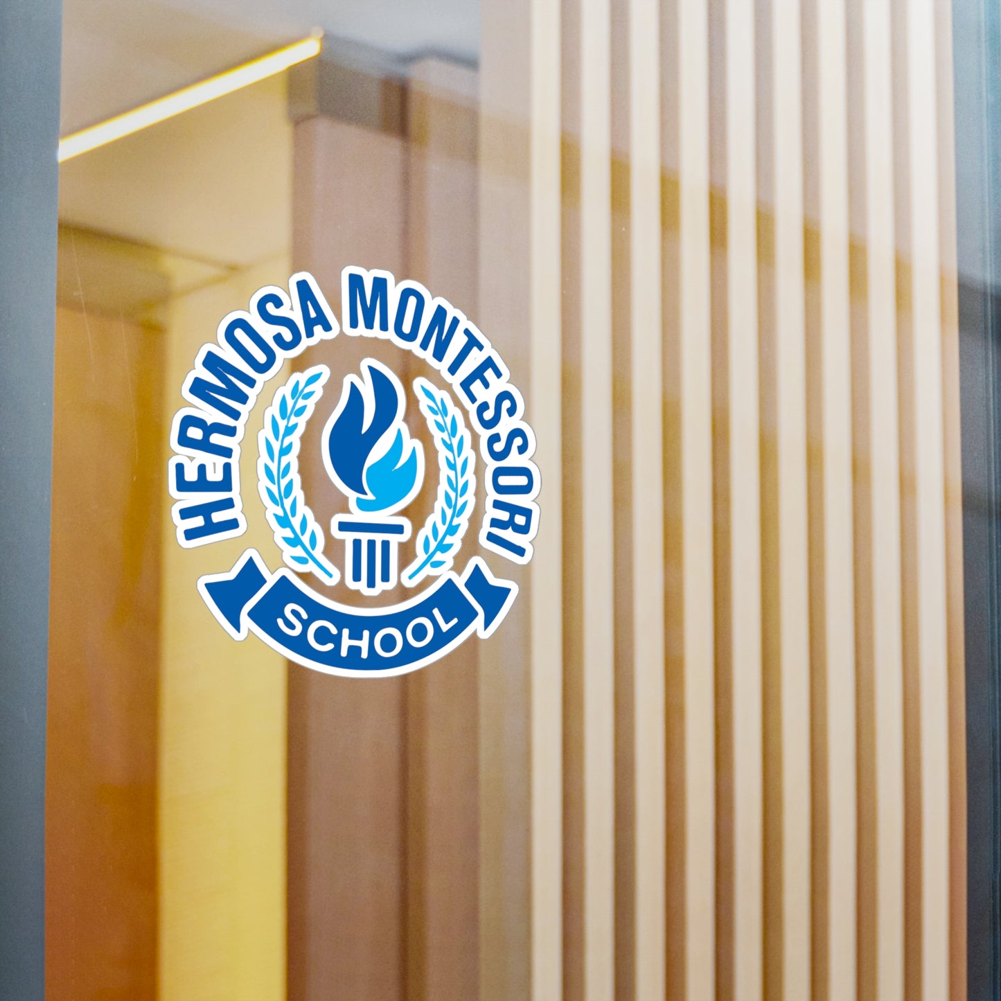 Hermosa Montessori School Logo Kiss-Cut Vinyl Sticker