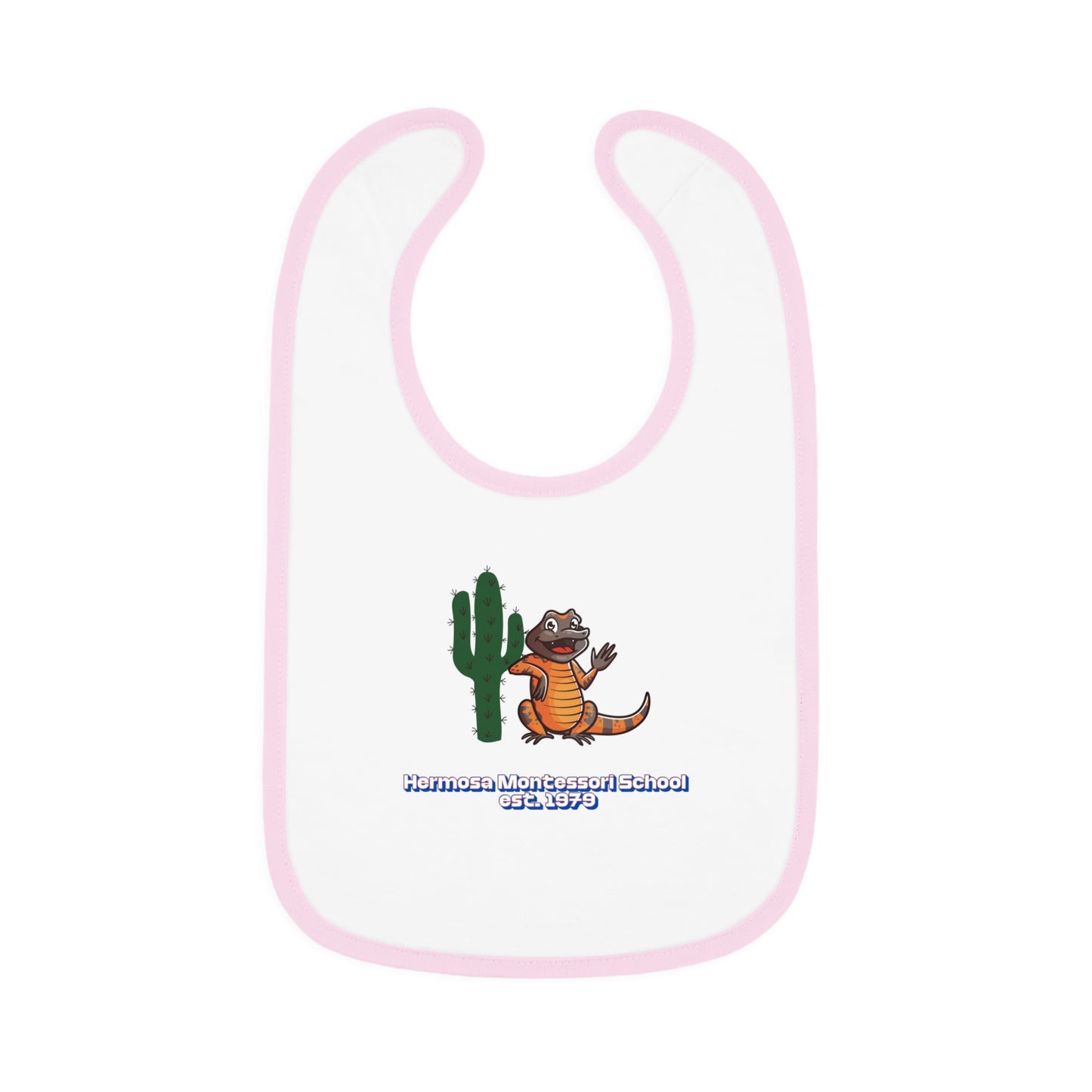 Embellished Logo Contrast Baby Bib