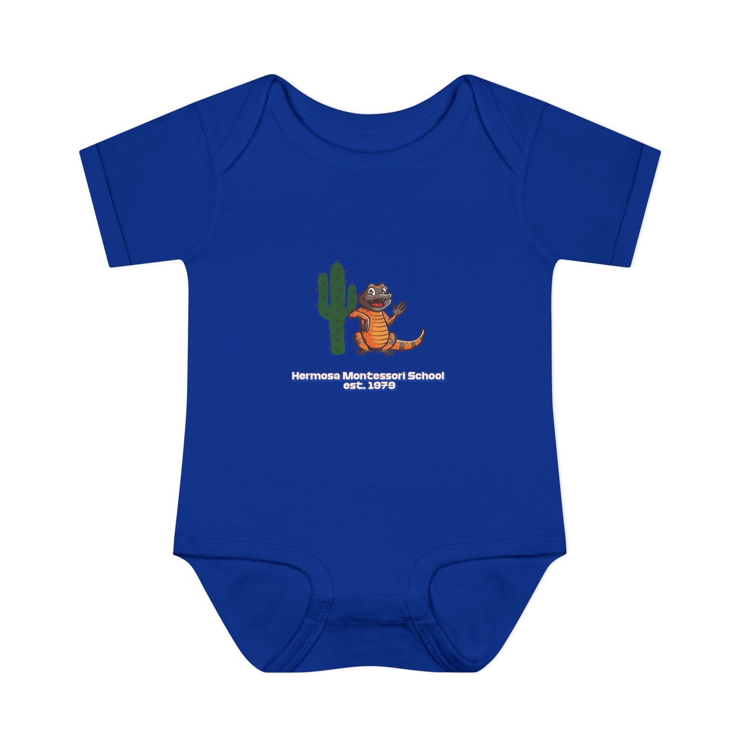 Embellished Logo Infant Bodysuit