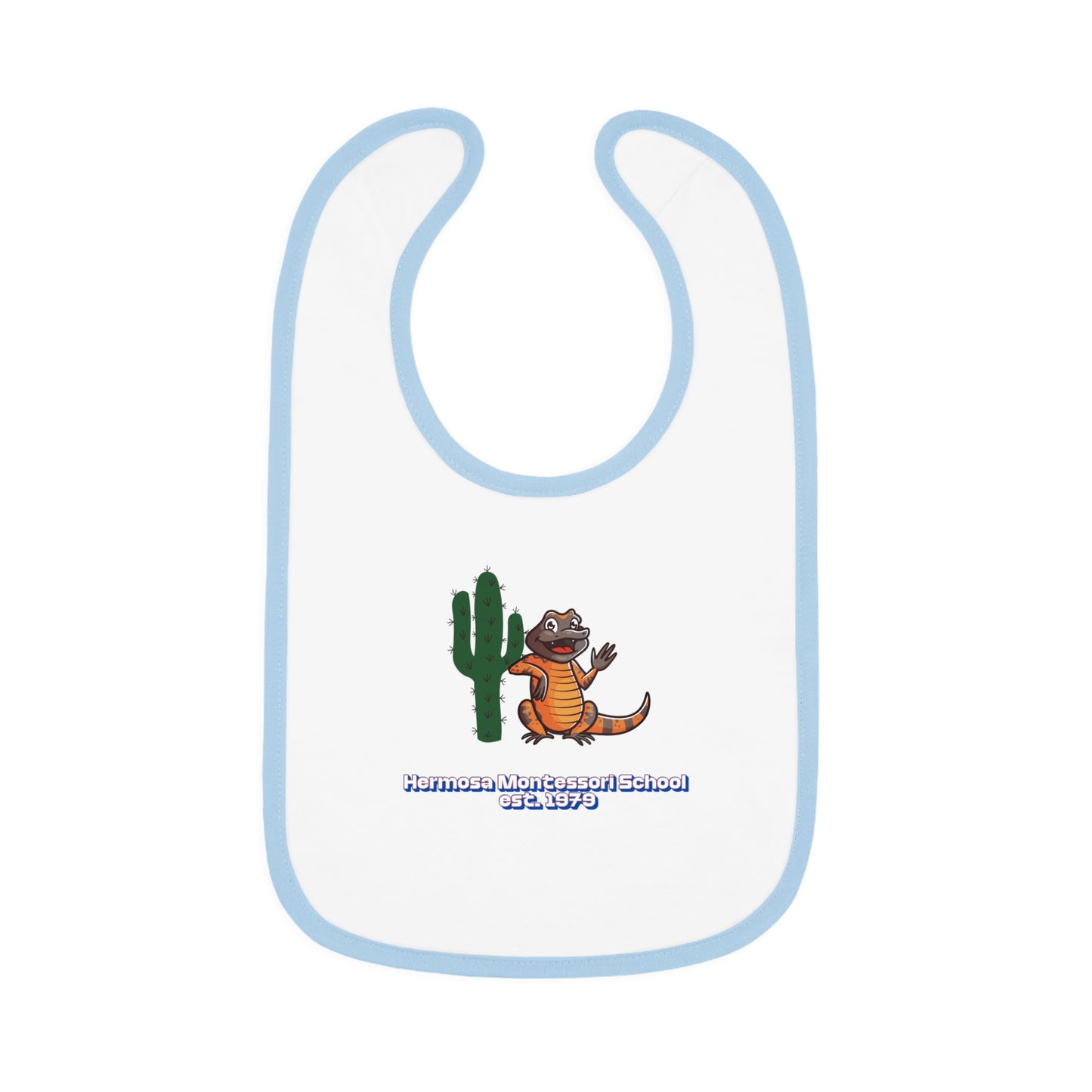 Embellished Logo Contrast Baby Bib