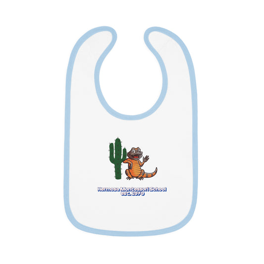 Embellished Logo Contrast Baby Bib