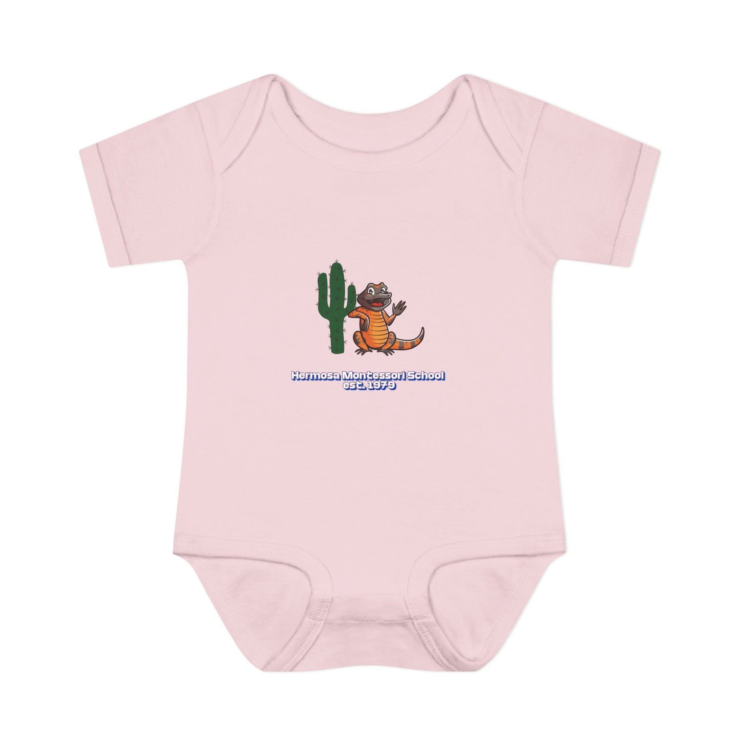 Embellished Logo Infant Bodysuit