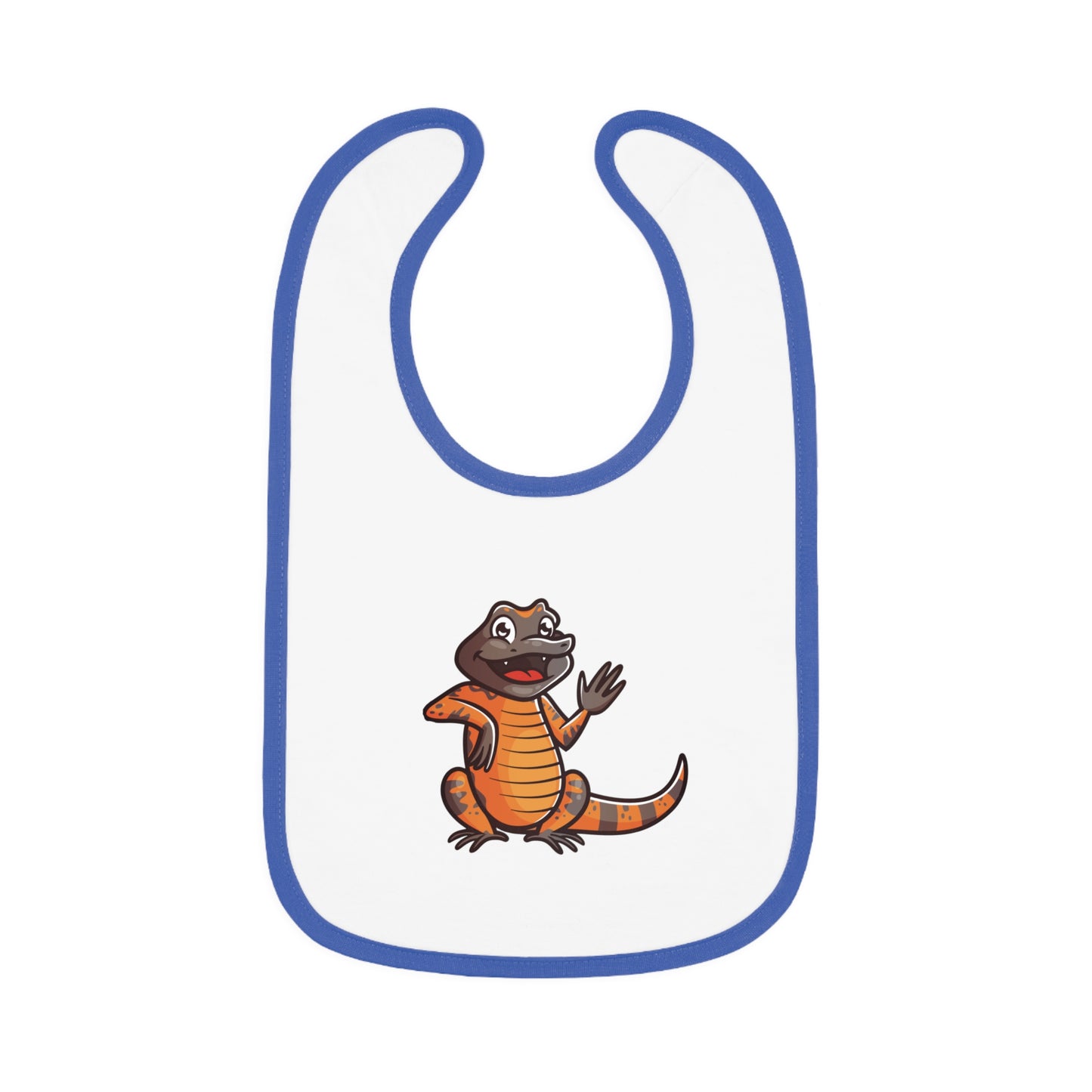 Gila Monster Contrast Baby Bib