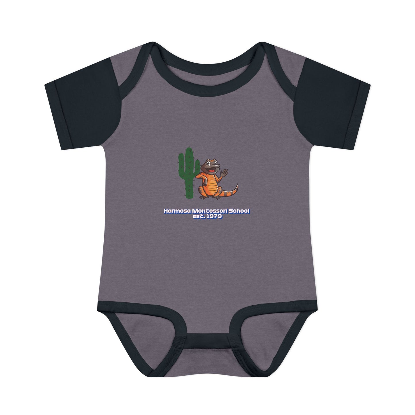 Embellished Logo Infant Bodysuit