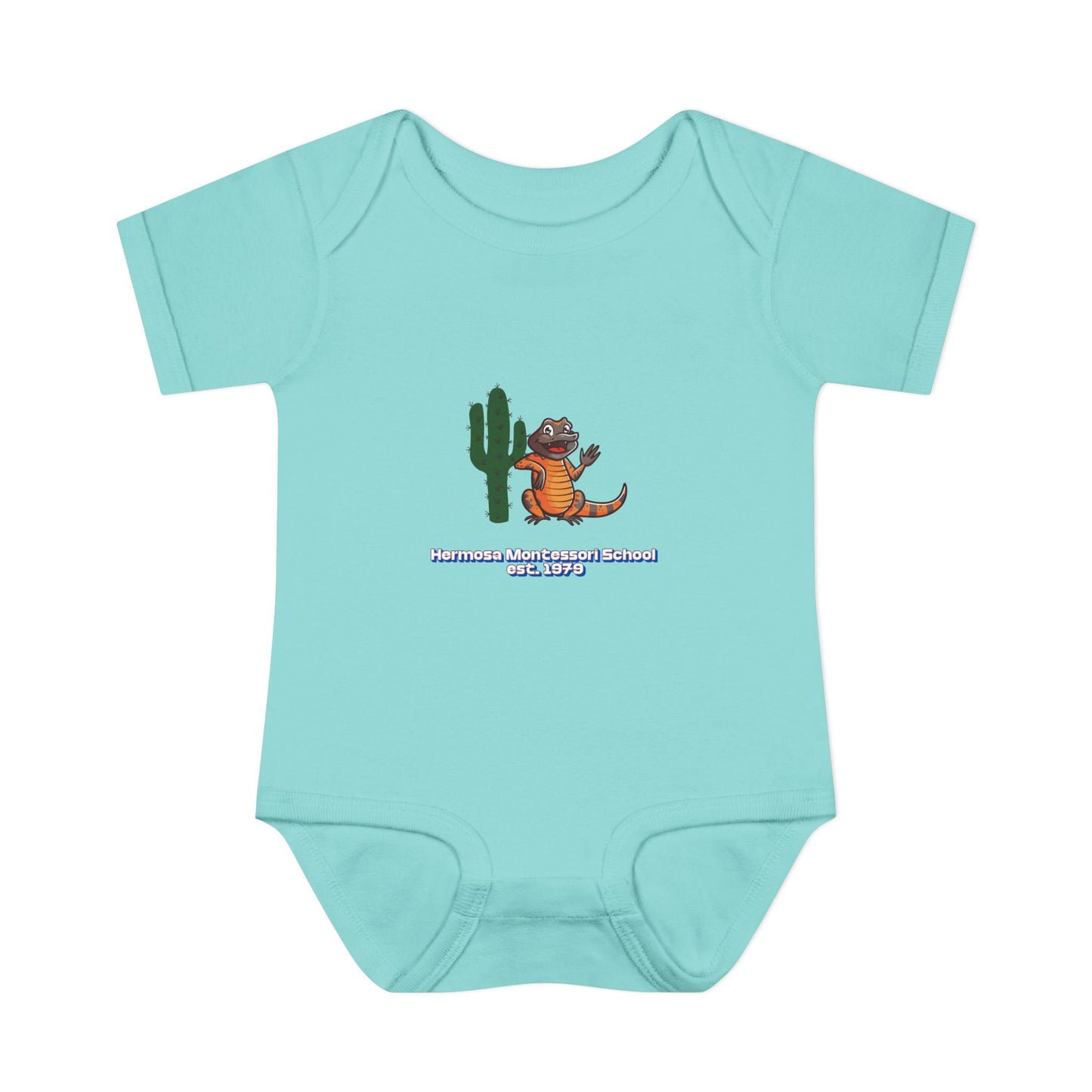 Embellished Logo Infant Bodysuit