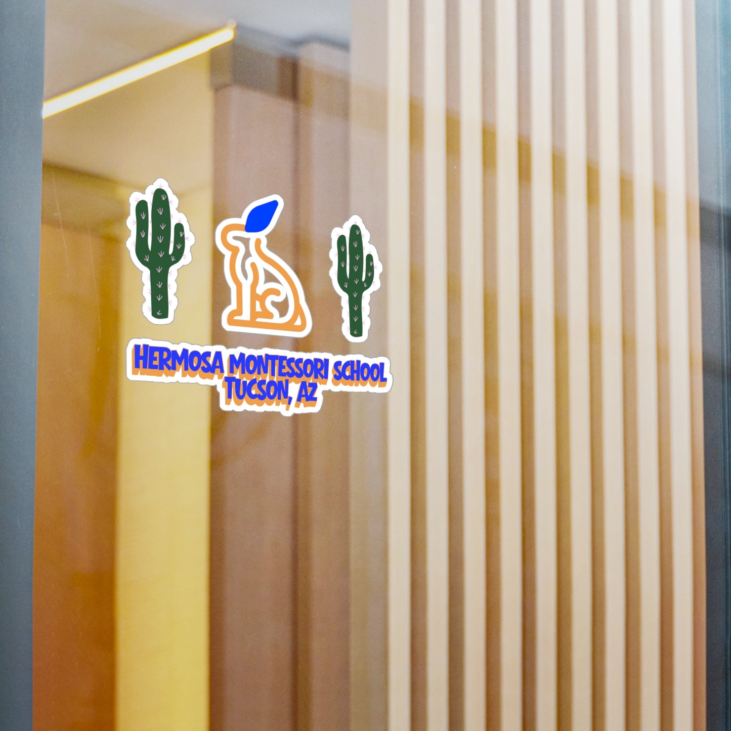 Vintage Hermosa Logo Decal Kiss-Cut Sticker