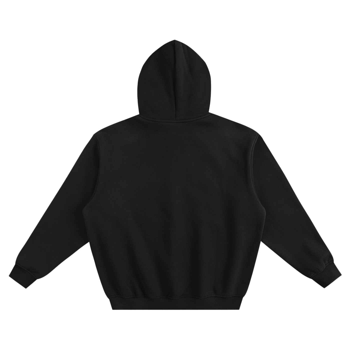 Fleeced Embellished Hermosa Logo Boxy Hoodie