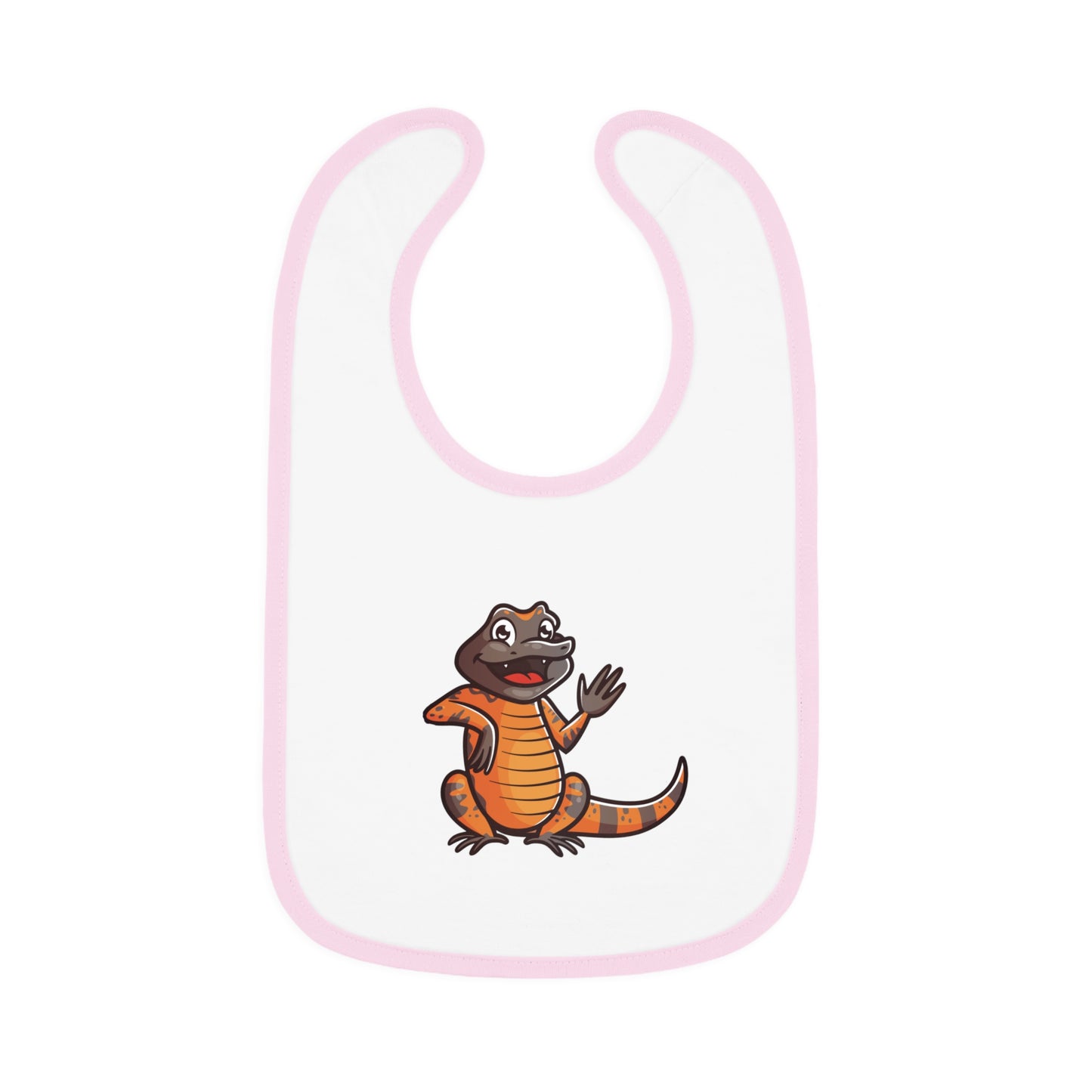 Gila Monster Contrast Baby Bib
