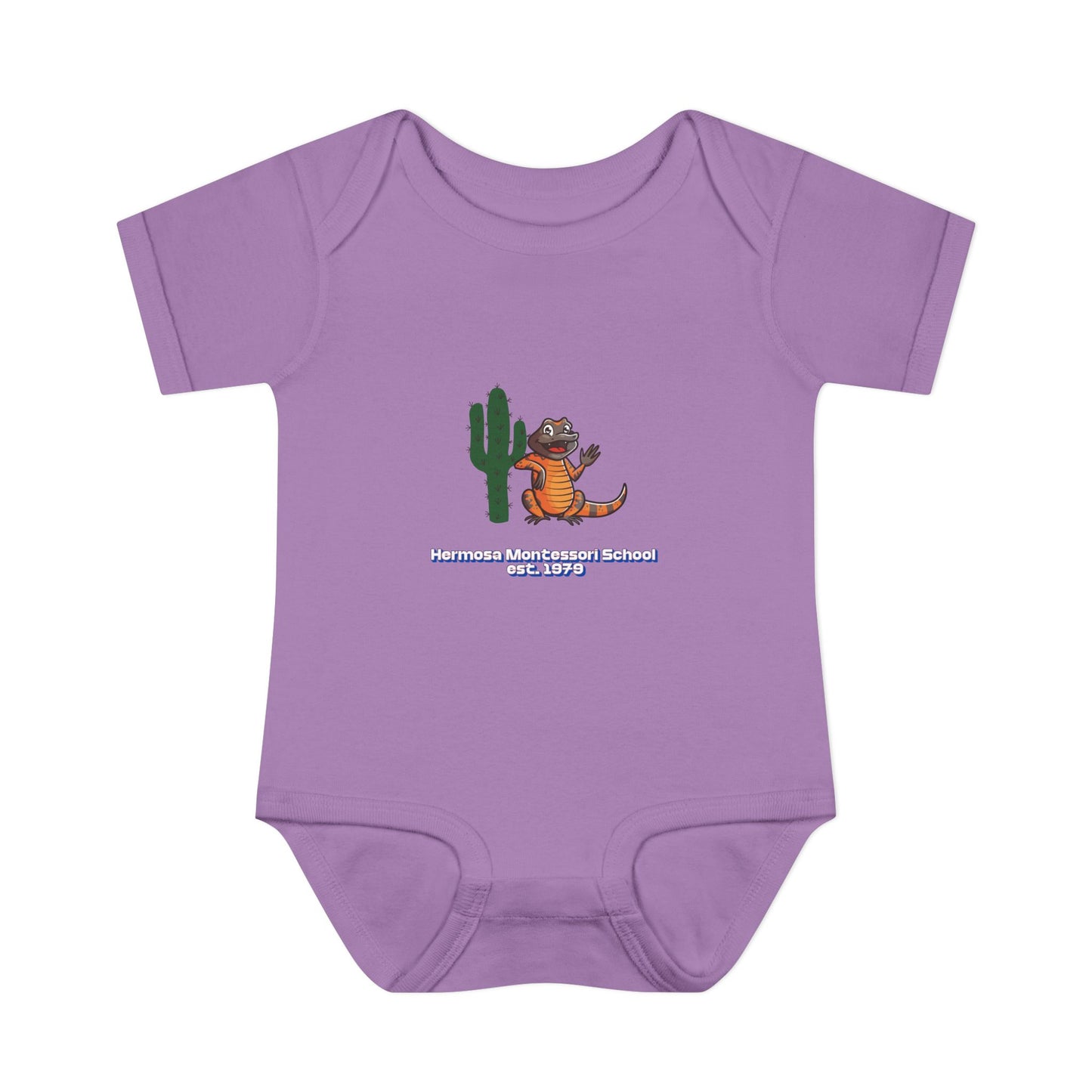 Embellished Logo Infant Bodysuit