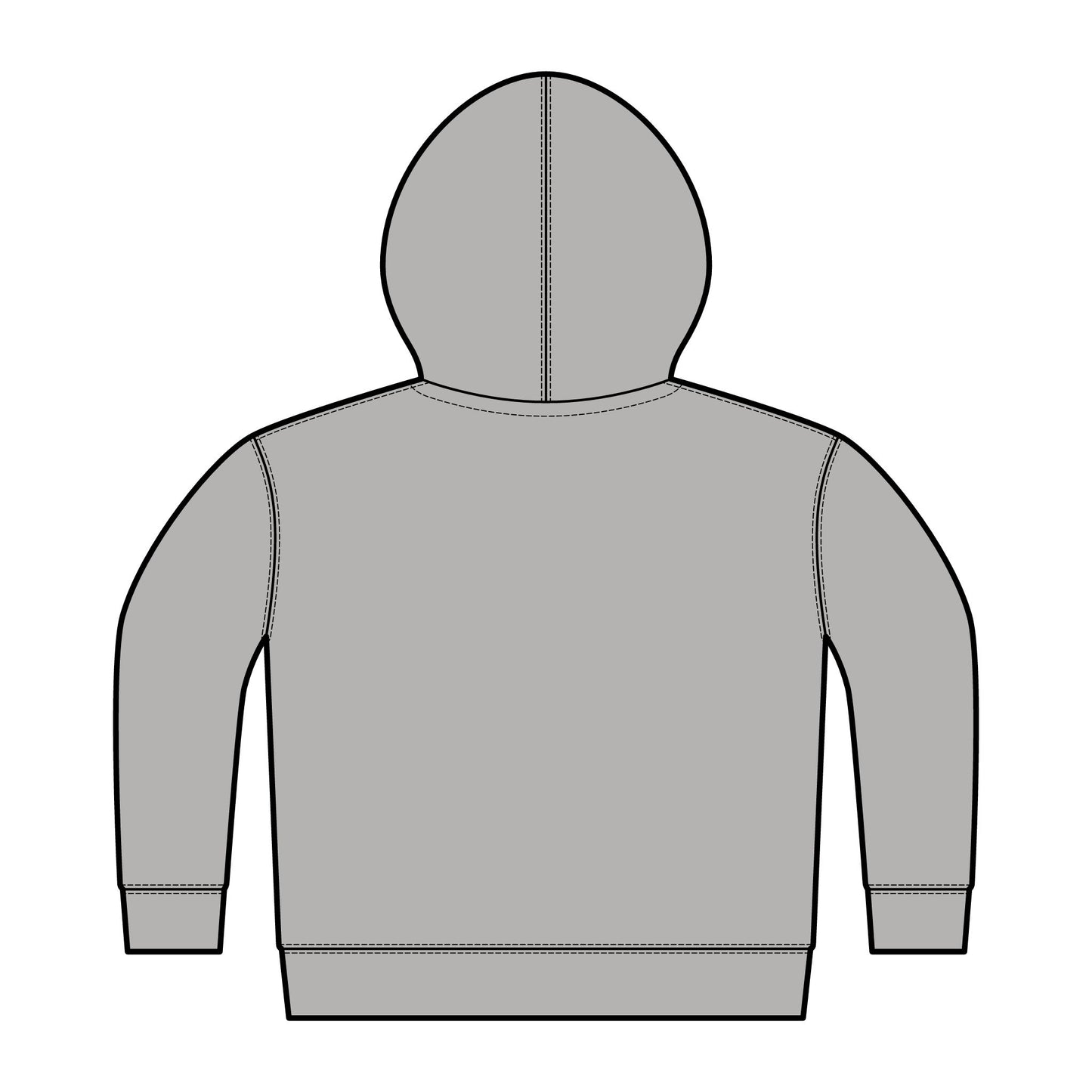 Toddler Zip Hoodie with Blue Montessori Emblem