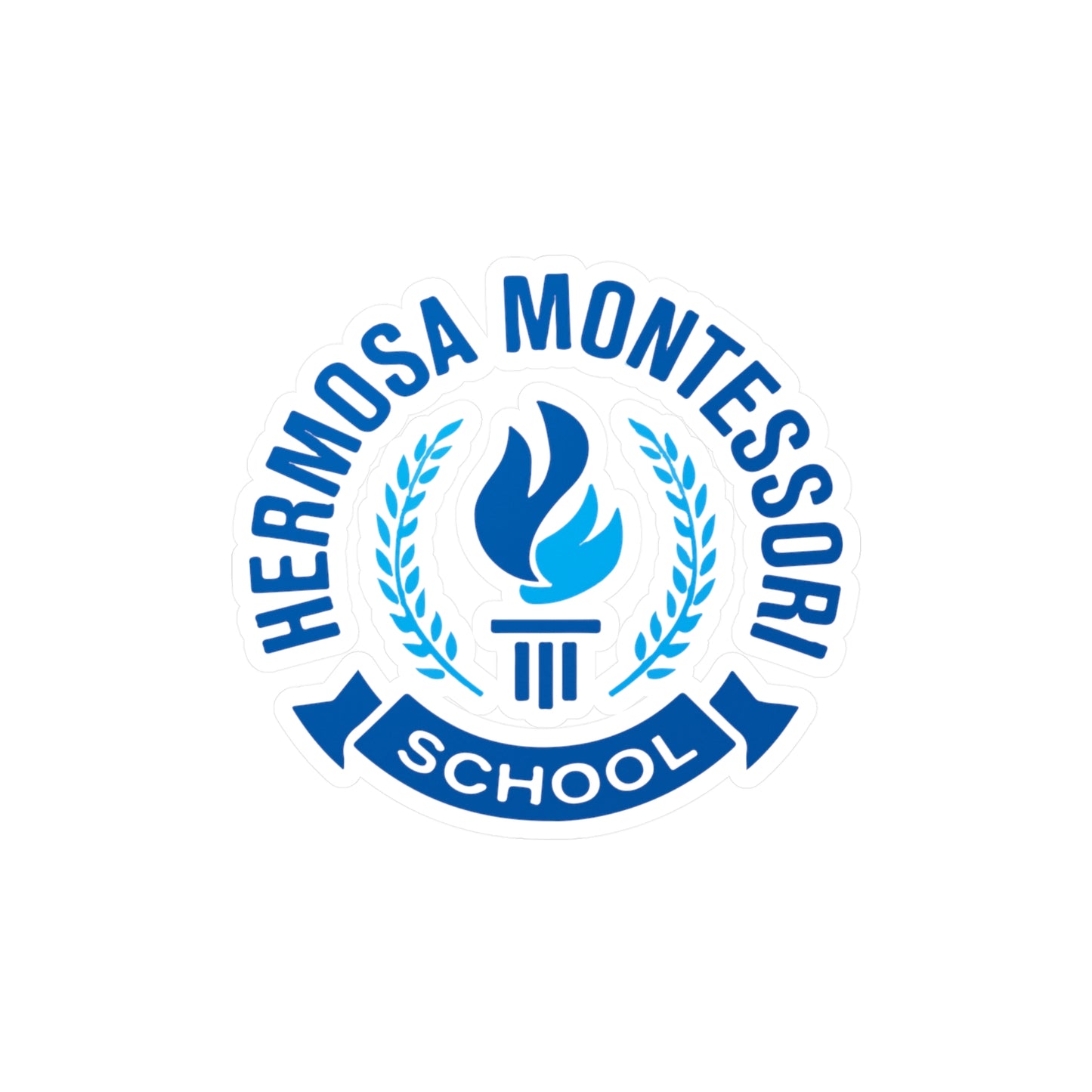Hermosa Montessori School Logo Kiss-Cut Vinyl Sticker