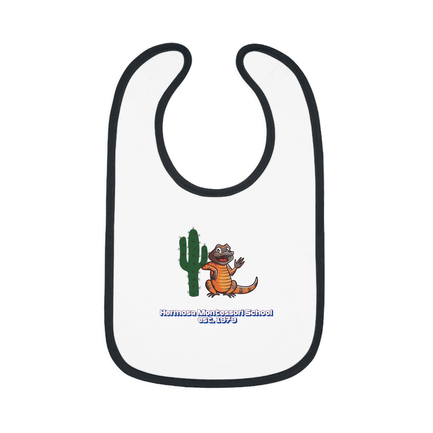 Embellished Logo Contrast Baby Bib