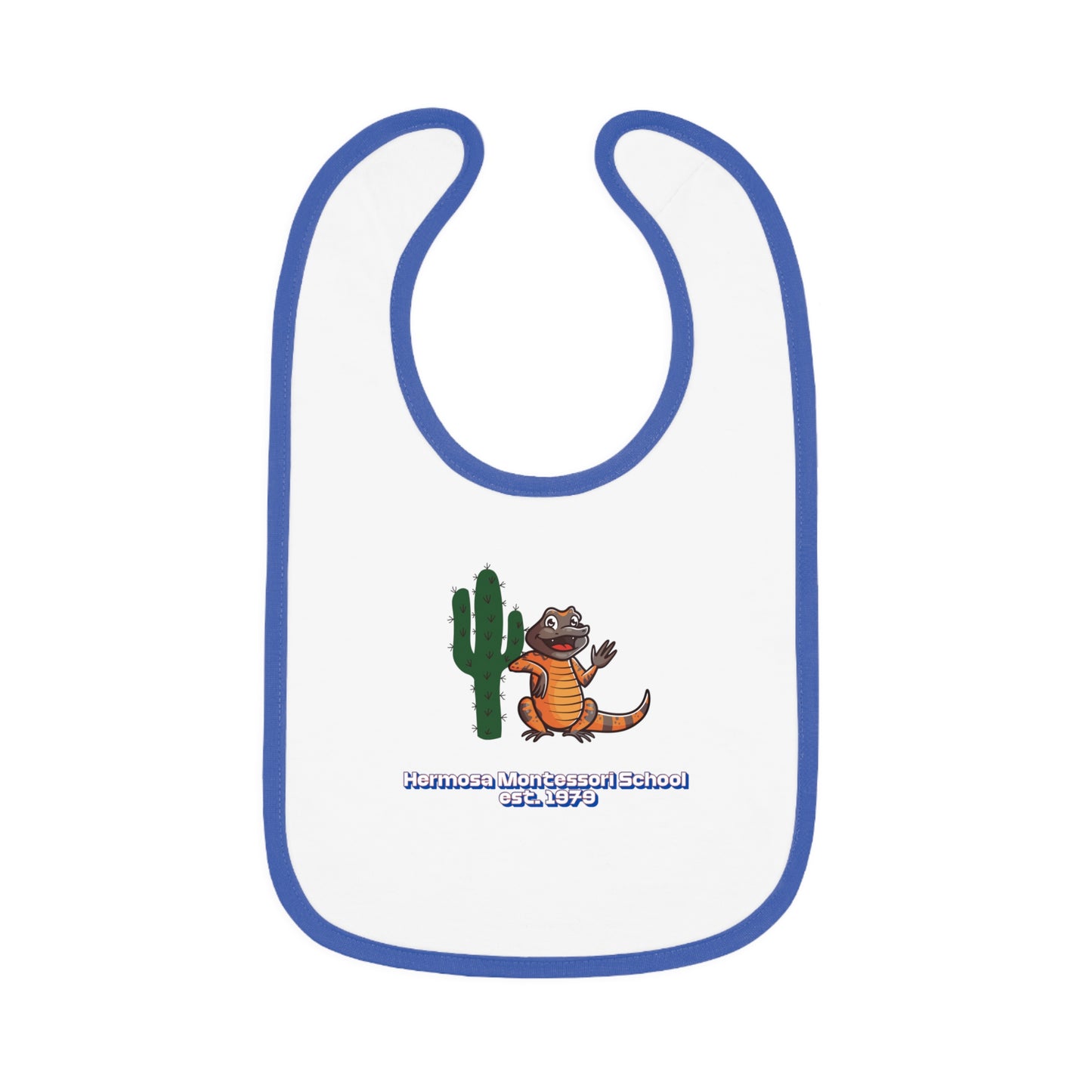 Embellished Logo Contrast Baby Bib