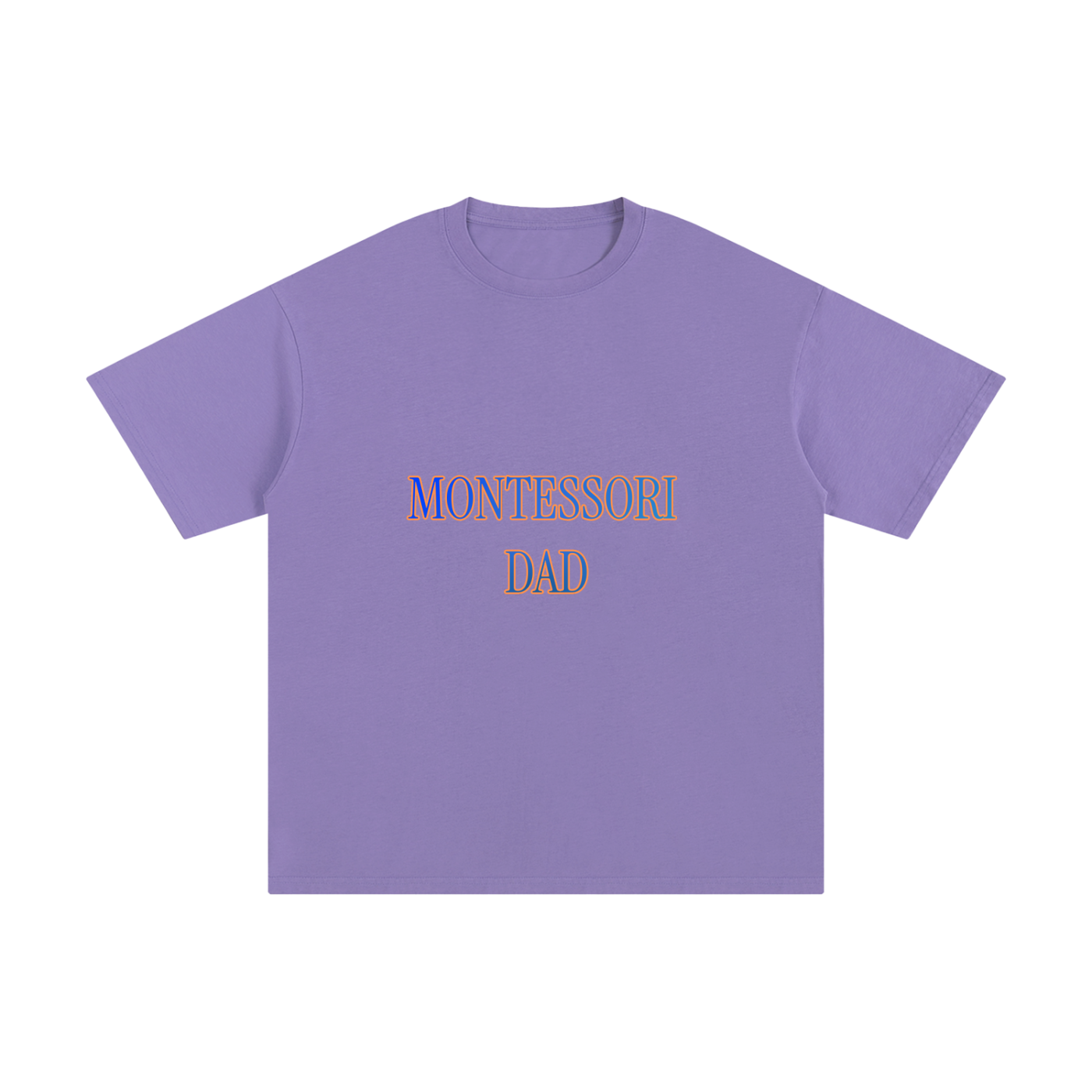 "Montessori Dad" Pure Cotton T-Shirt