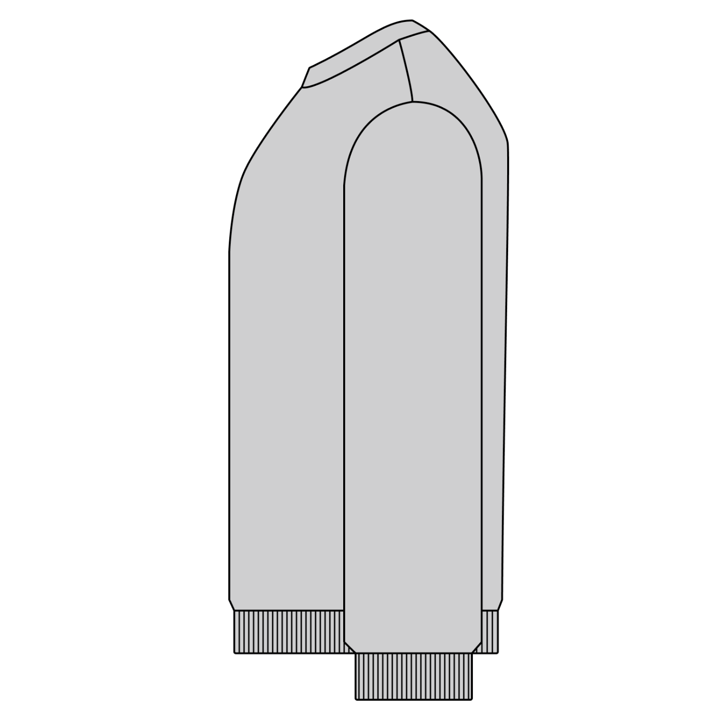 Snow Washed Hermosa Logo Crewneck